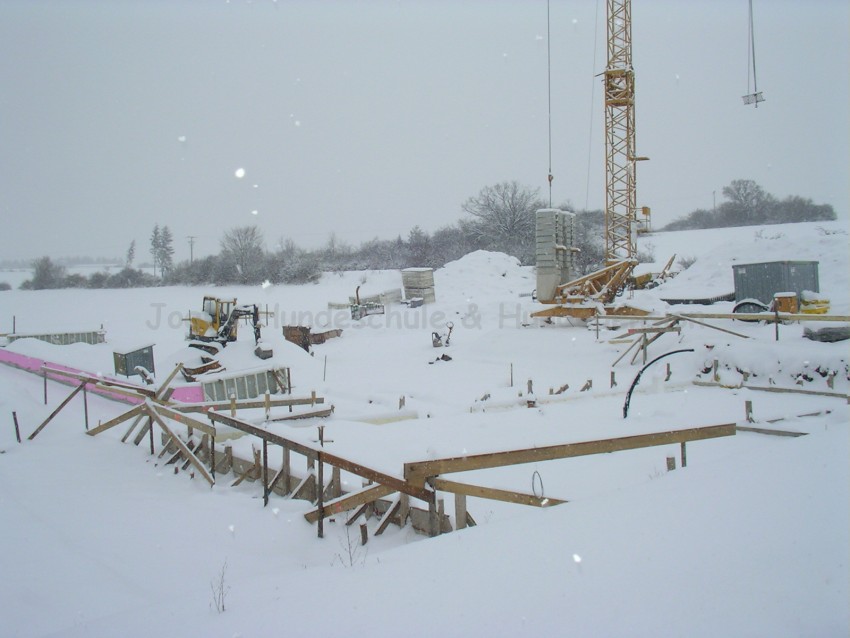Baustopp durch Schneefall0002